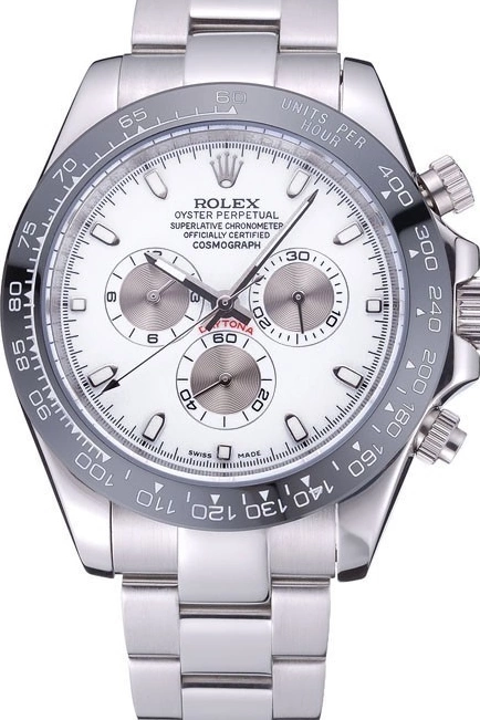 Aaa replica watch Daytona Cosmograph Bracelet Rolex Stainless Dial White 622542 Steel 0714